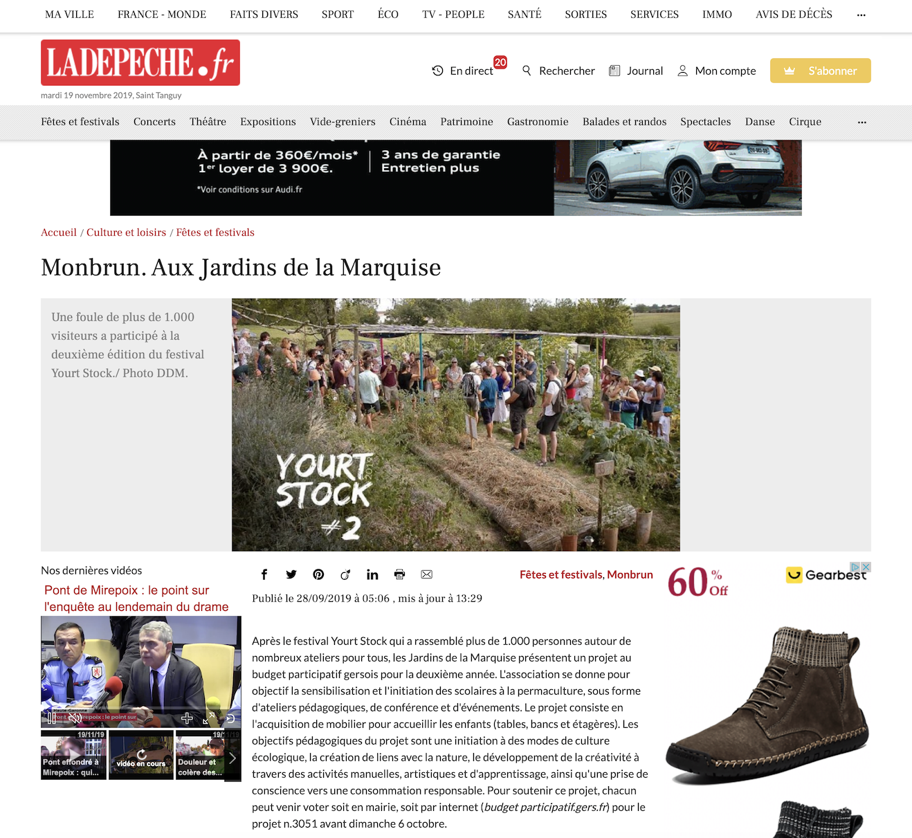 « Monbrun. Aux Jardins de la Marquise »