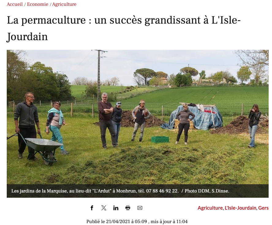 La permaculture : un succès grandissant à L’Isle-Jourdain